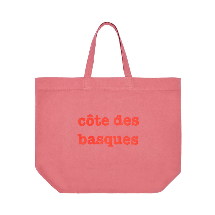 Cabas Côte Des Basques Vieux Rose