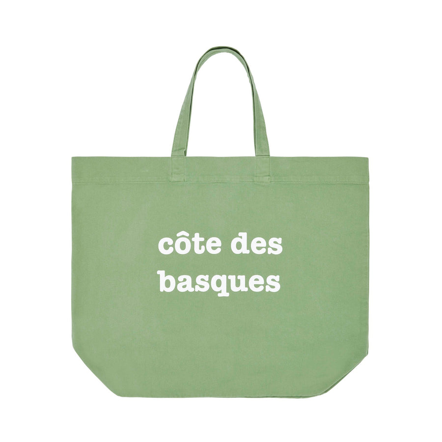 Cabas Côte Des Basques Vert