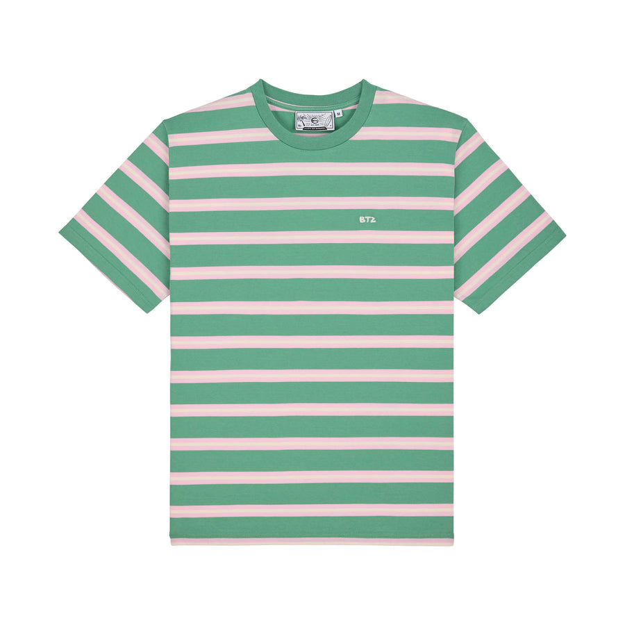 T-shirt Marinière BTZ Vert