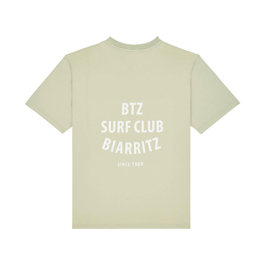 T-shirt BTZ Surf Club 1989 Vert d'eau