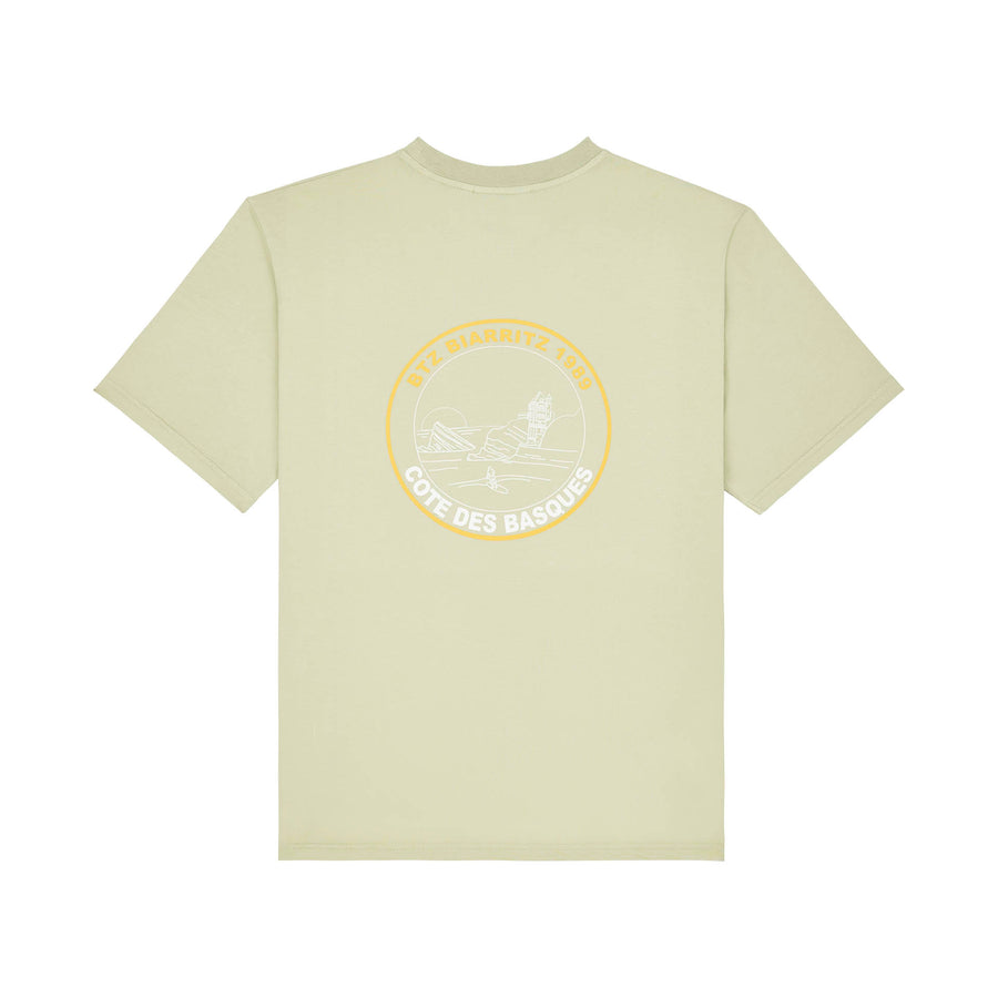 T-shirt Vintage Surf Club Vert D'Eau