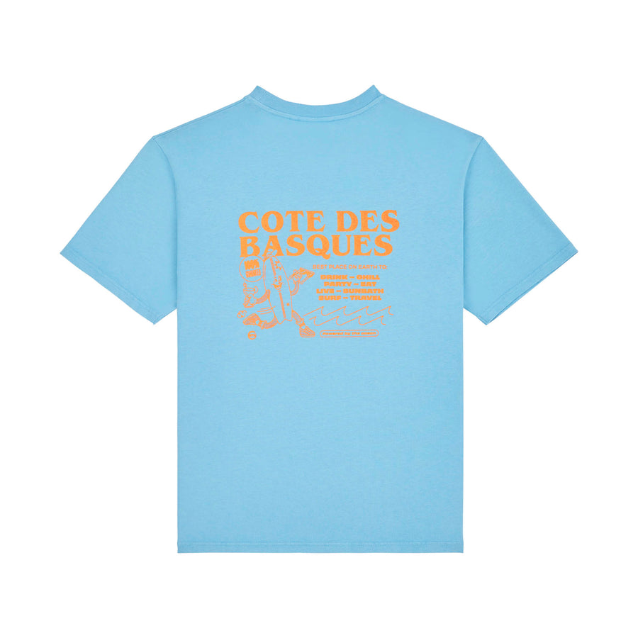 T-shirt CDB Best Place Bleu Ciel
