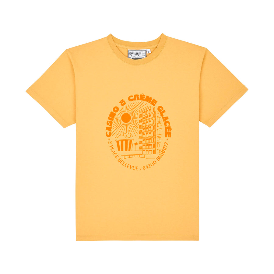 T-Shirt Crème glacée & Casino Jaune
