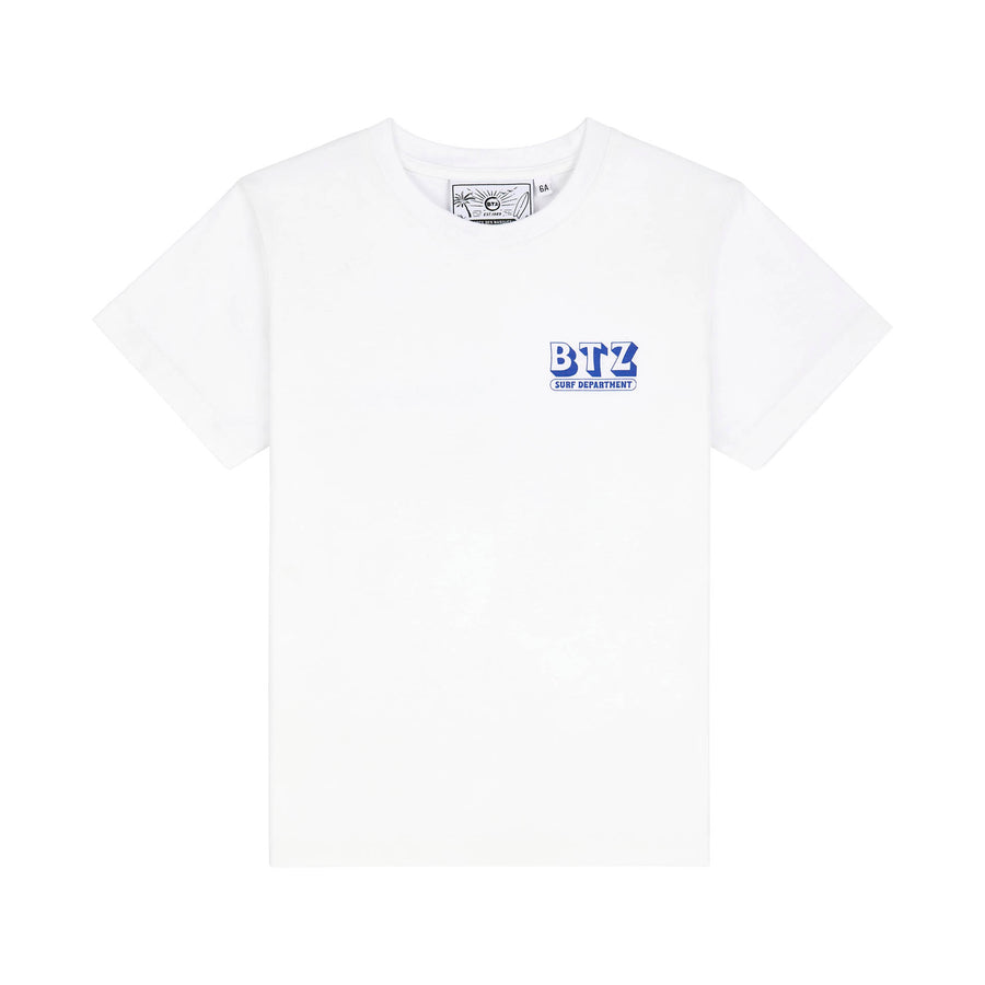 T-shirt Gone surfin' blanc