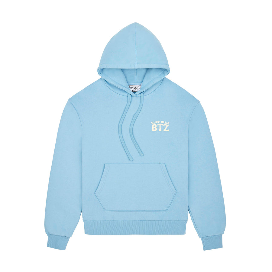 Hoodie Surf Club Lifeguard Bleu Ciel