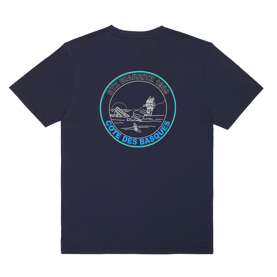 T-shirt vintage surf club marine
