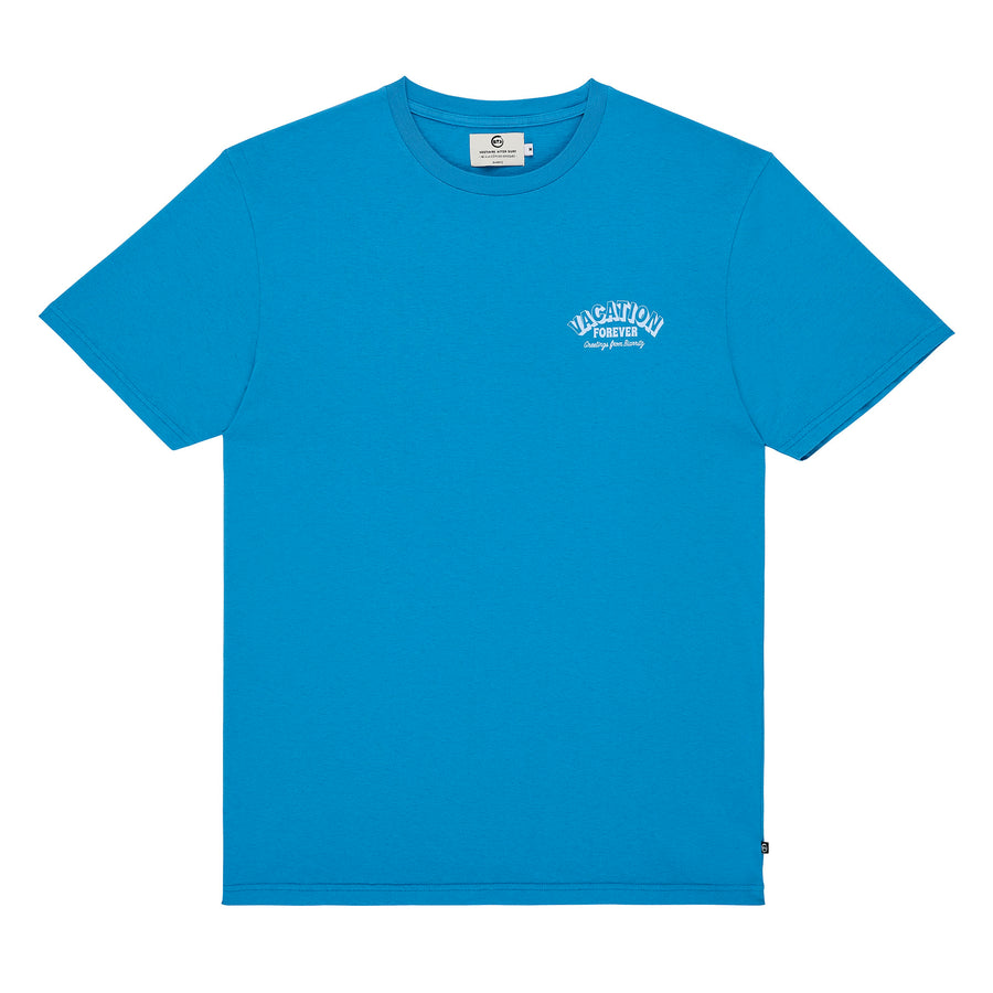 T-shirt Vacation bleu cendre