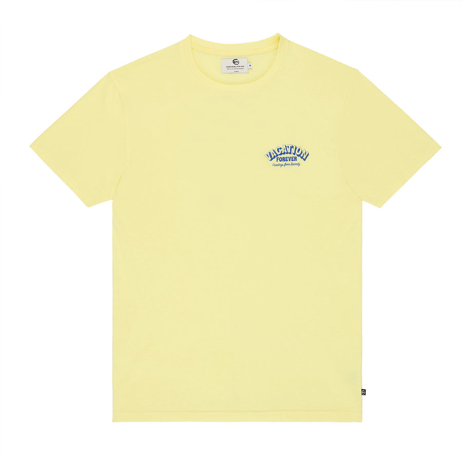 T-shirt Vacation jaune