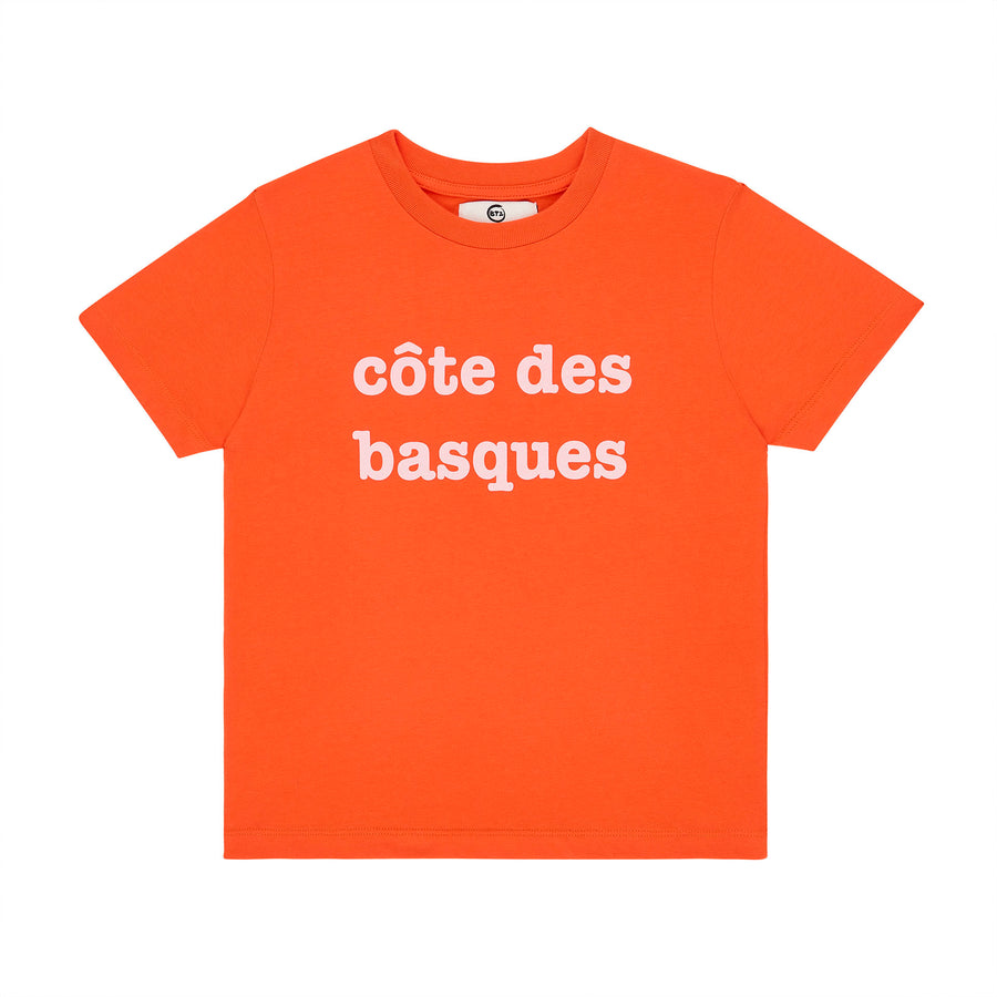 T-shirt côte des basques orange - kids