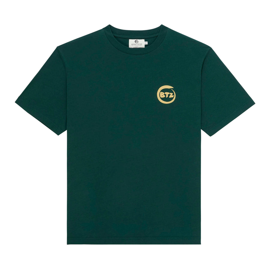 T-shirt Vintage surf club vert forêt