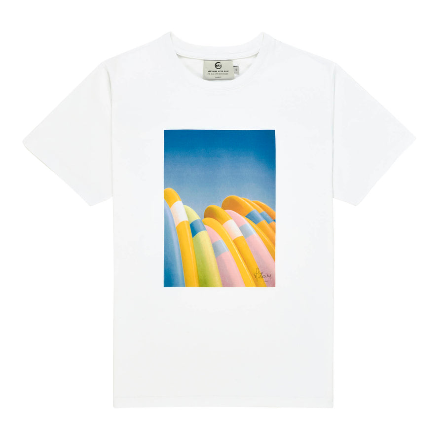 T-shirt Lollipop board blanc