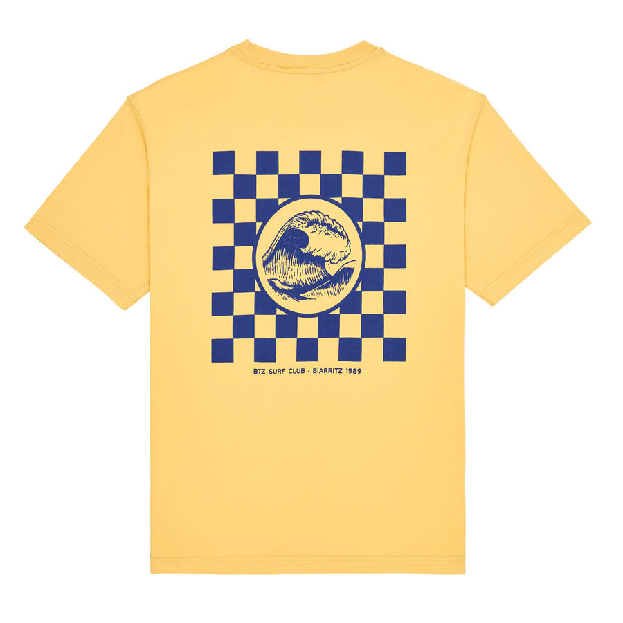 T-shirt Damier jaune