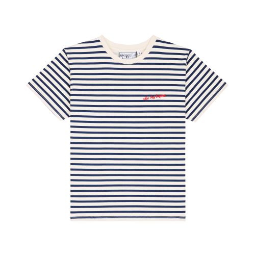 T-shirt Marinière côte des basques marine
