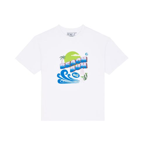 T-Shirt Beach Bum Blanc