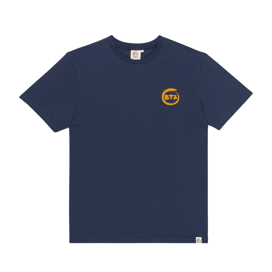 T-shirt vintage surf club bleu