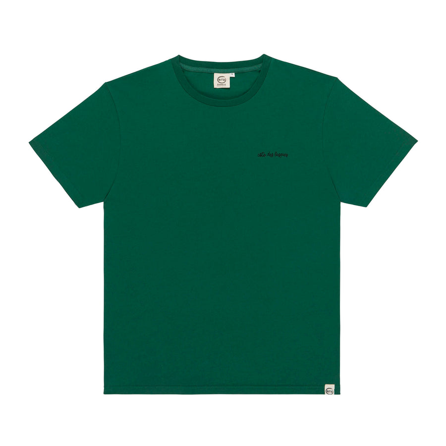 T-shirt côte des basques vert