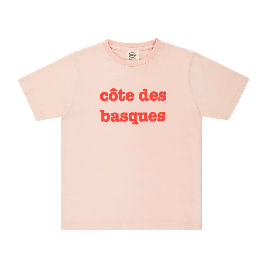 T-shirt côte des basques rose - kids
