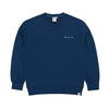 Sweatshirt cote des basques broderie bleu btz
